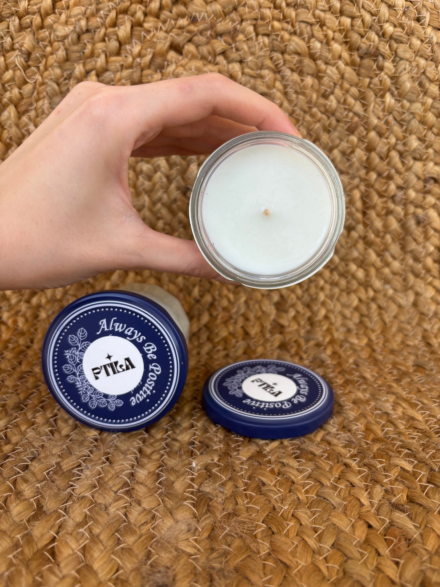 Positive jar candle