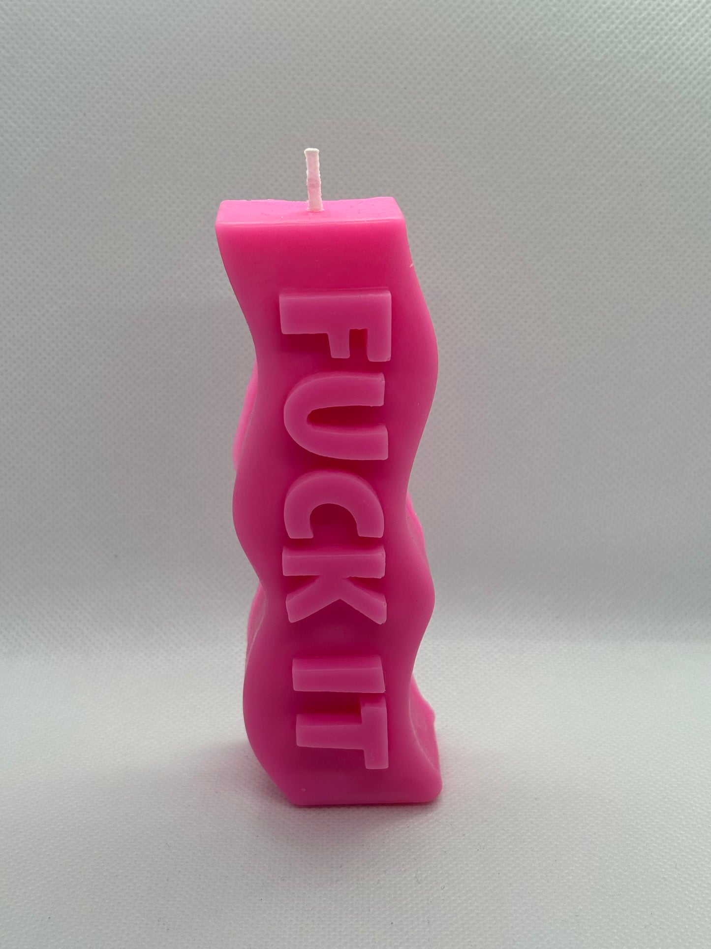 F*** it candle נר פאק איט