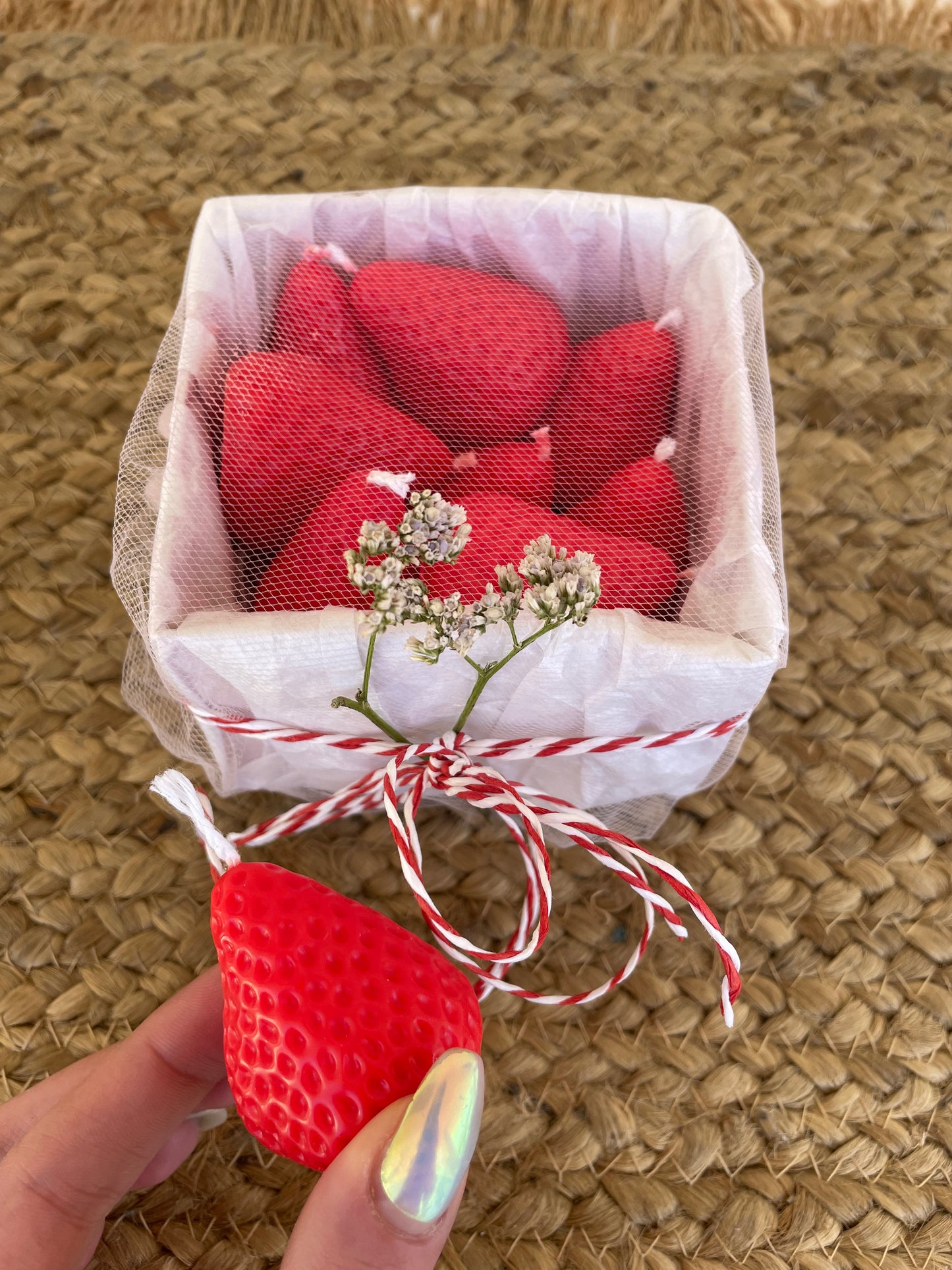 נר תות 🍓