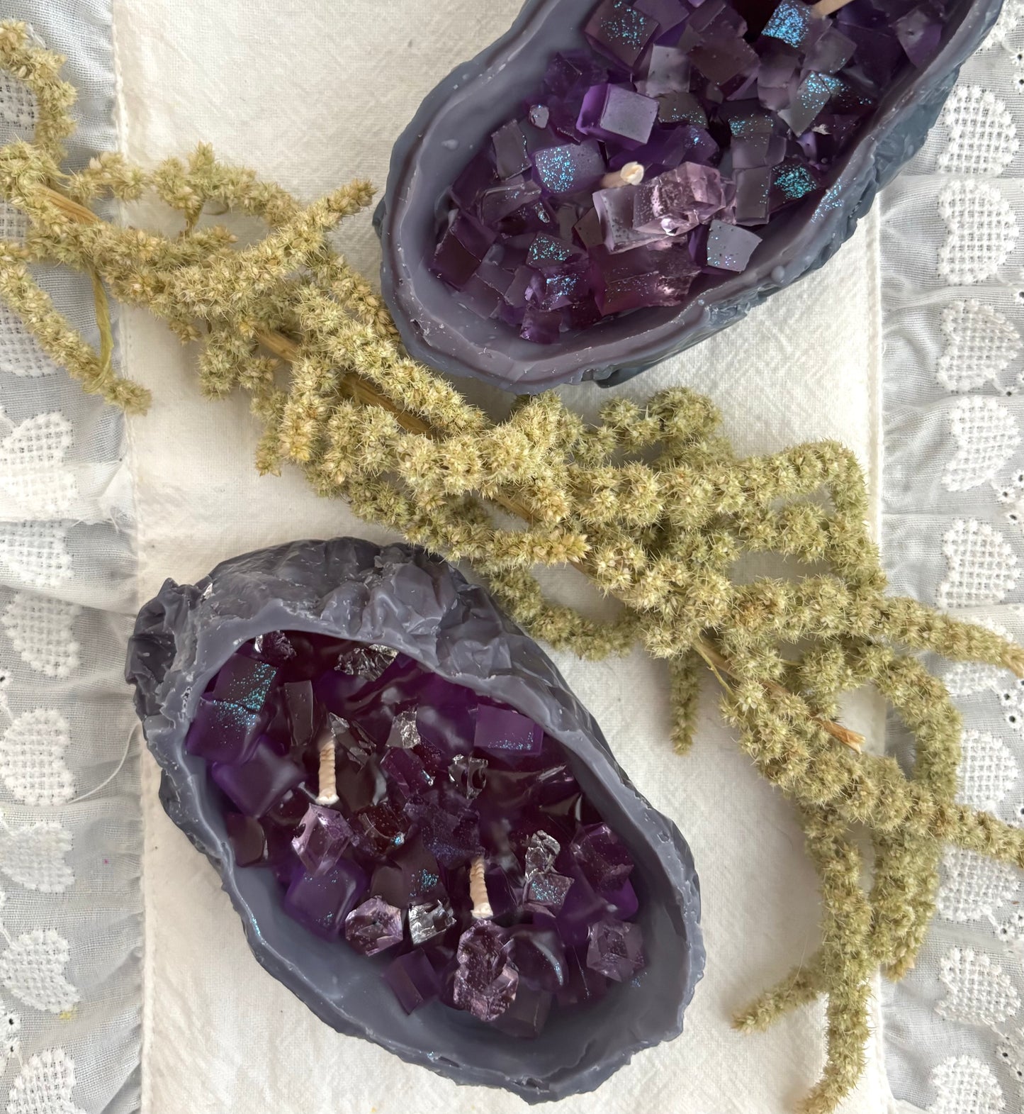 Amethyst Candle