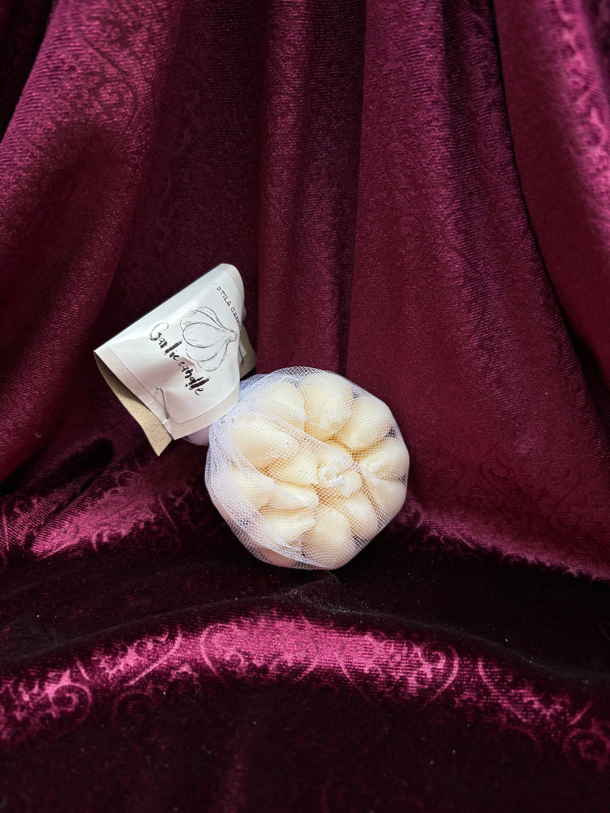 Garlic candle