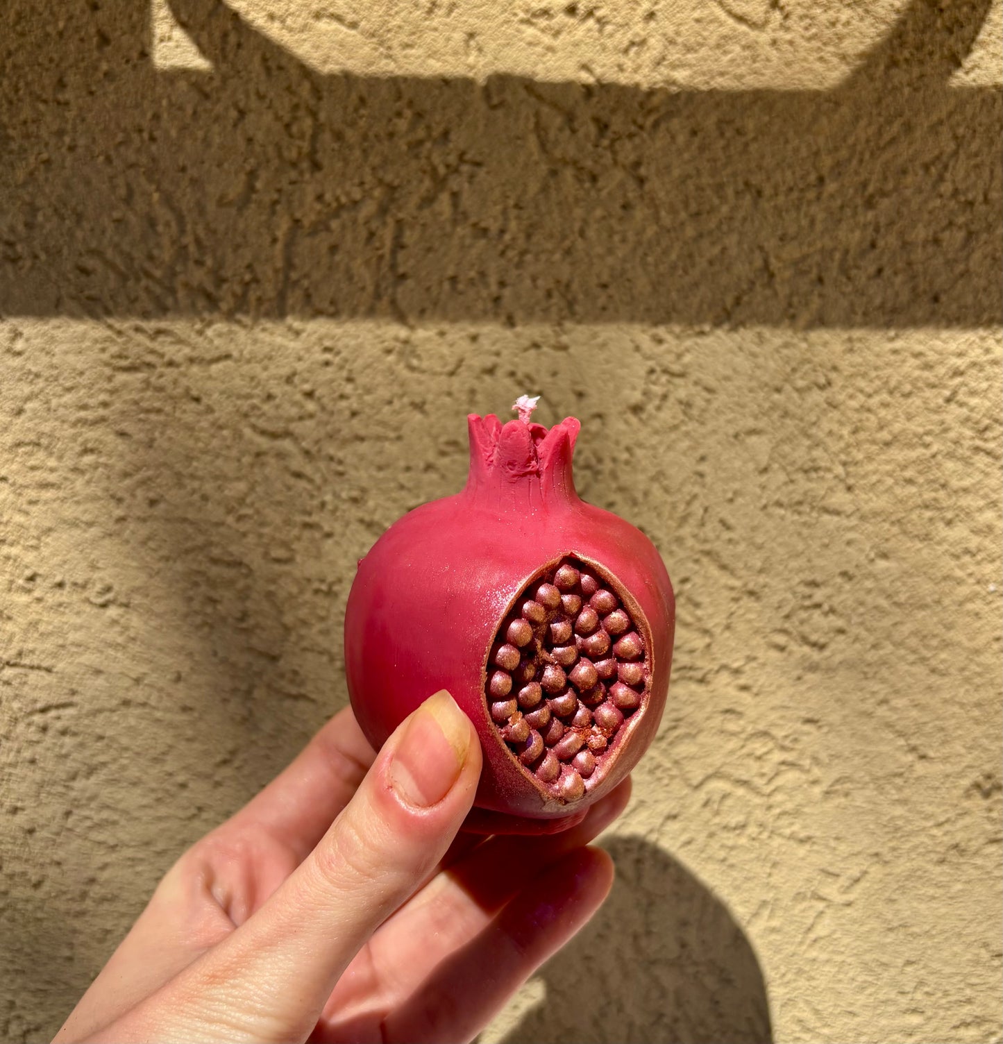 Pomegranate candle