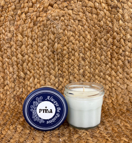 Positive jar candle
