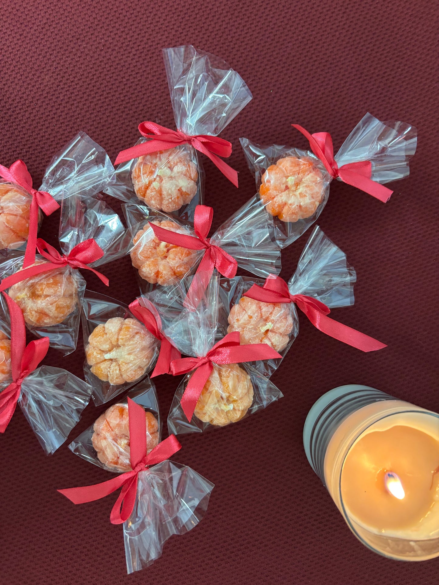 Clementine candle