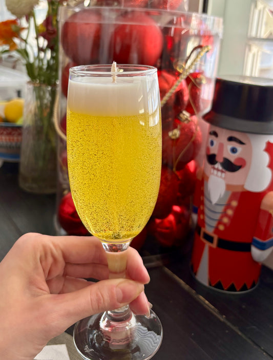 Champagne candle