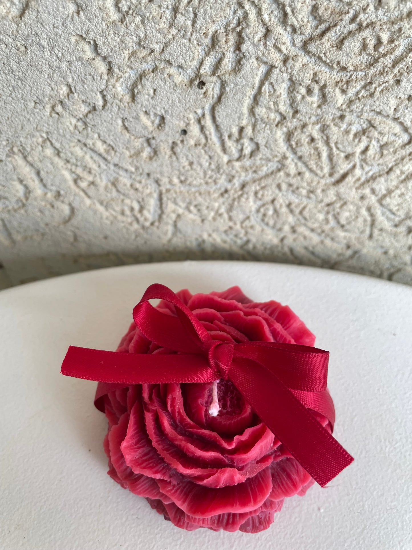 נר פרח פיונה גדול Big Peony