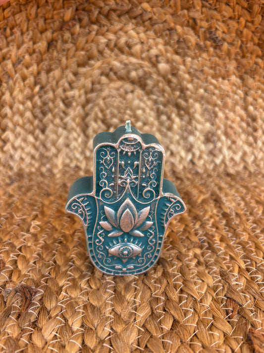 Hamsa candle