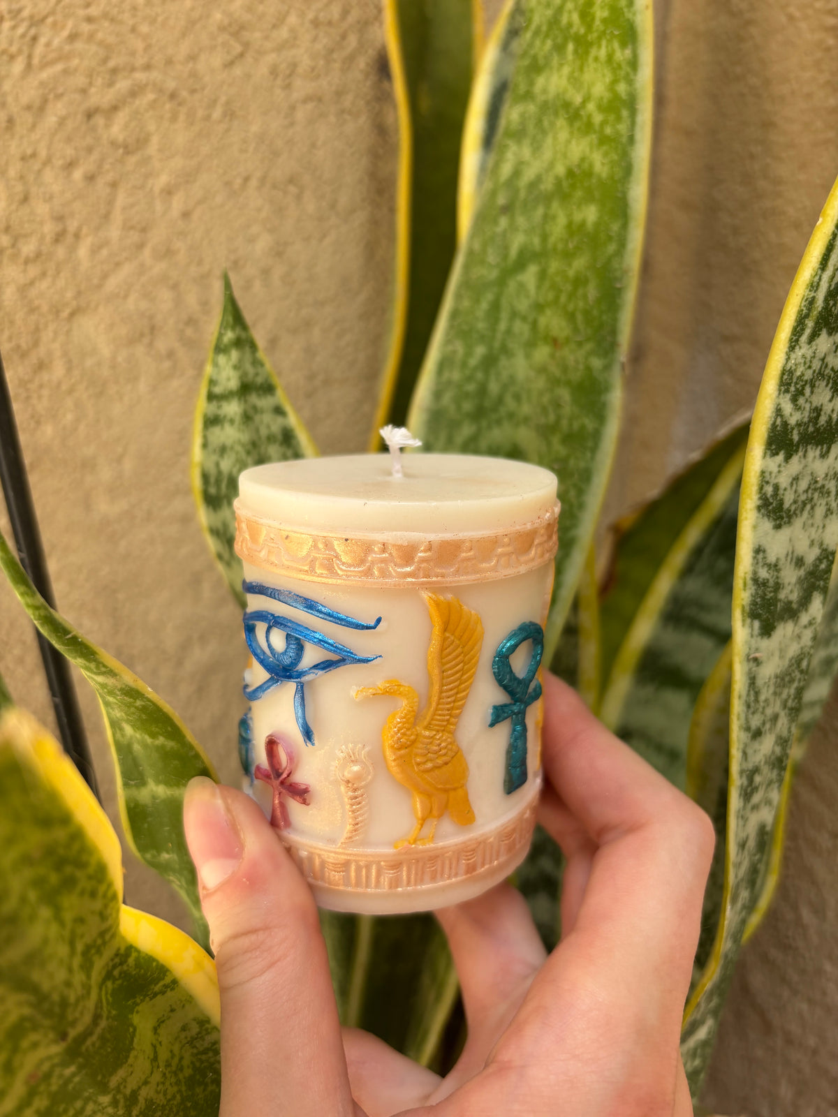 Egypt candle