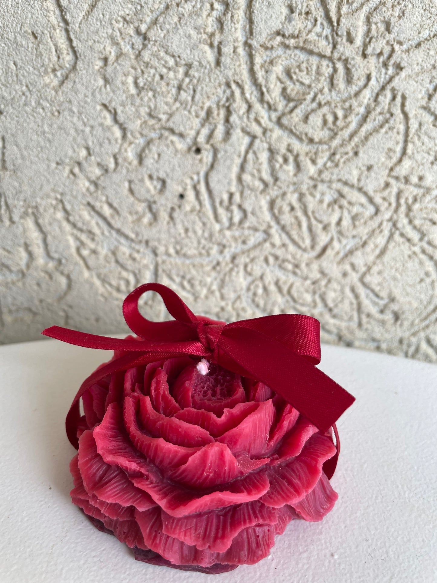 נר פרח פיונה גדול Big Peony