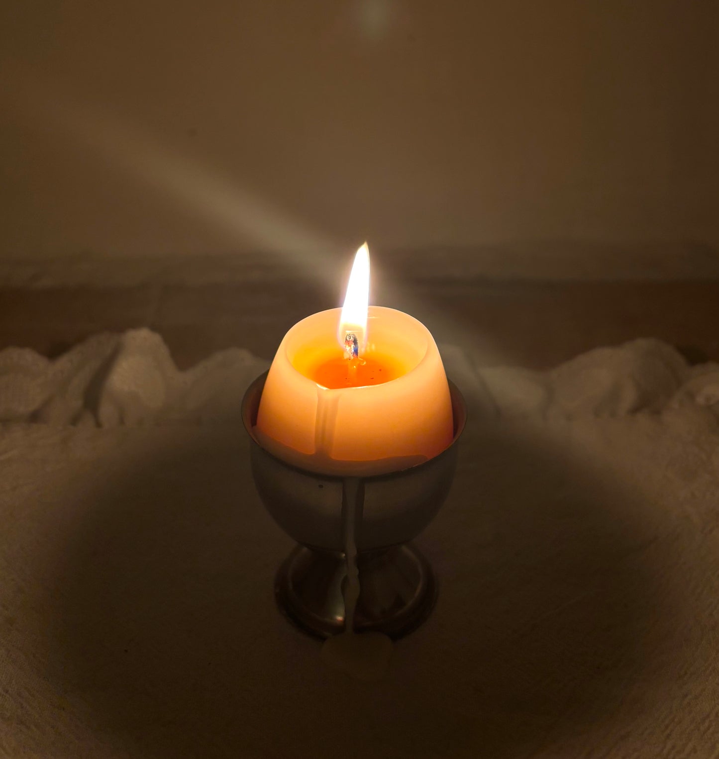Egg candle & holder